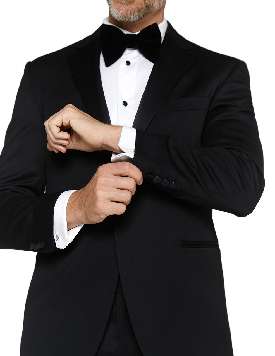 Traje de 2 piezas esmoquin etiqueta 2