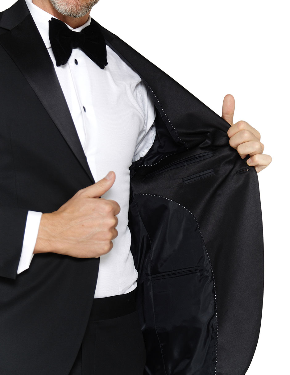 Traje de 2 piezas esmoquin etiqueta 3