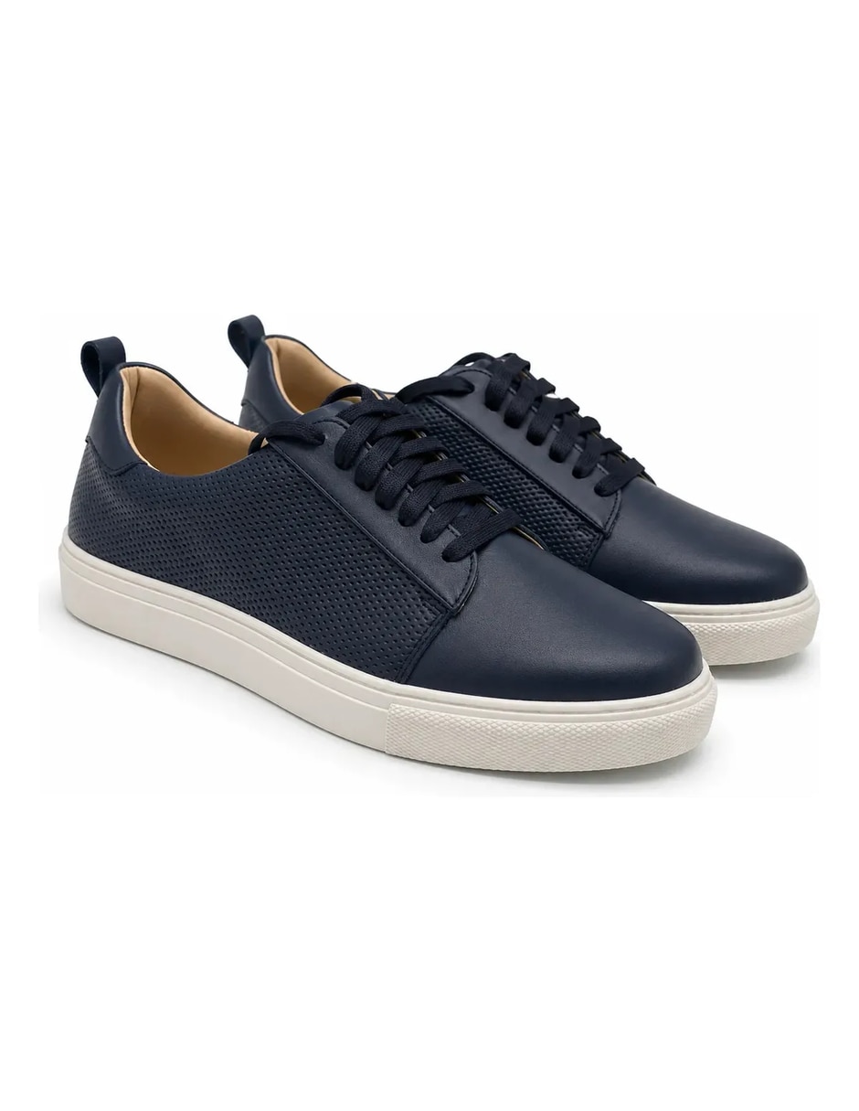 Tenis de piel para hombre 4