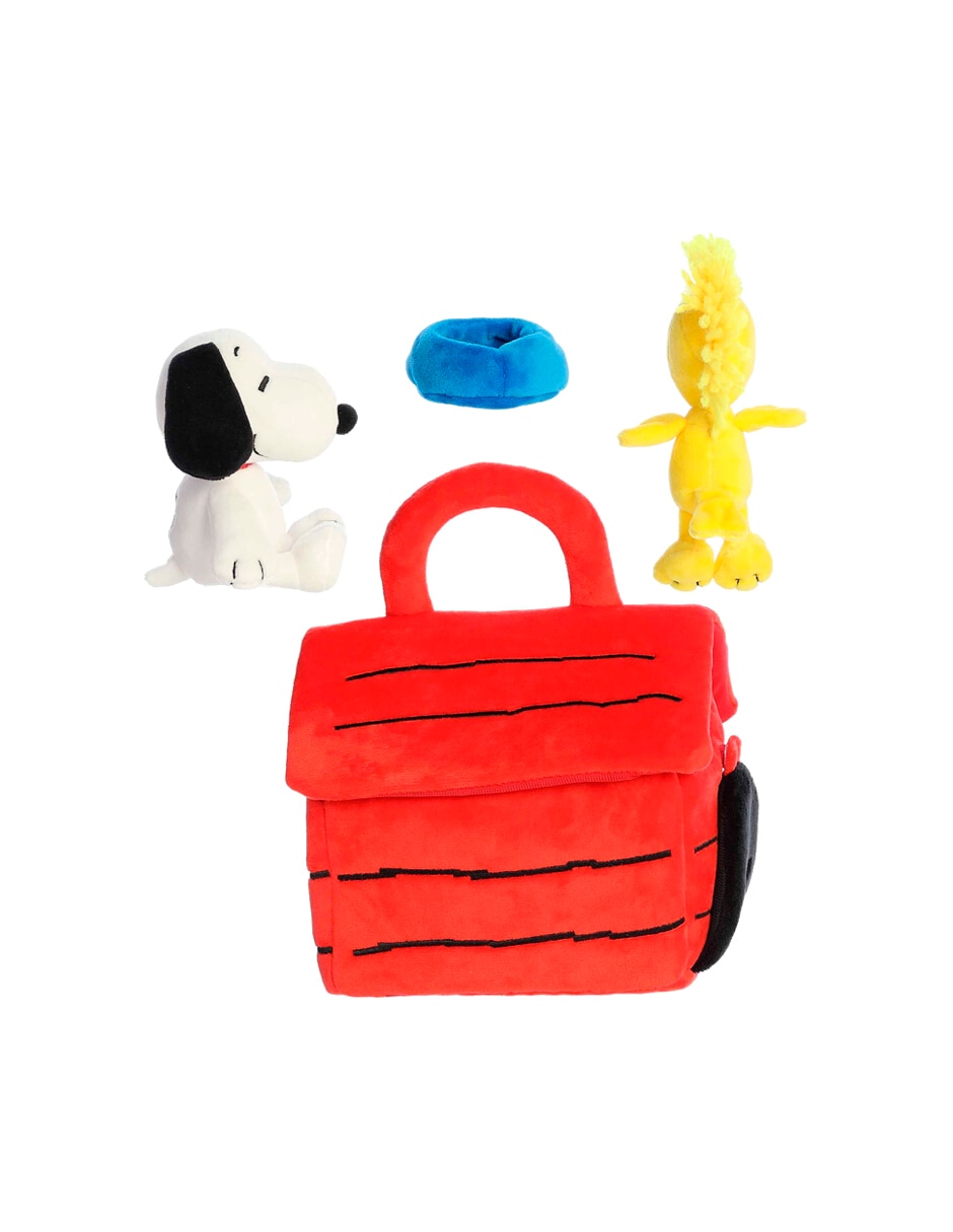 Peluche de Snoopy y Woodstock Casa Peanuts La Casita de Snoopy de 20 cm