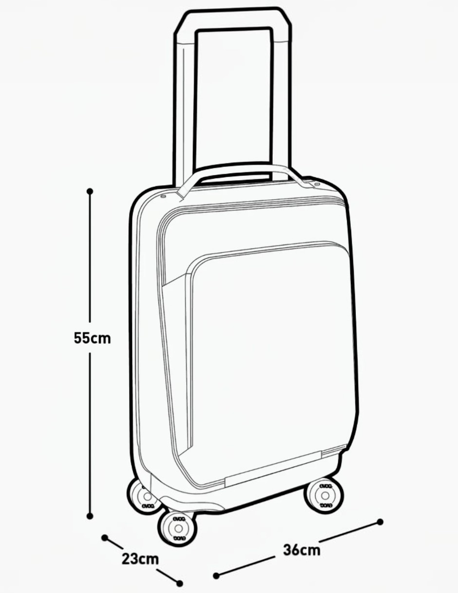 Maleta con ruedas carry on trolley 8