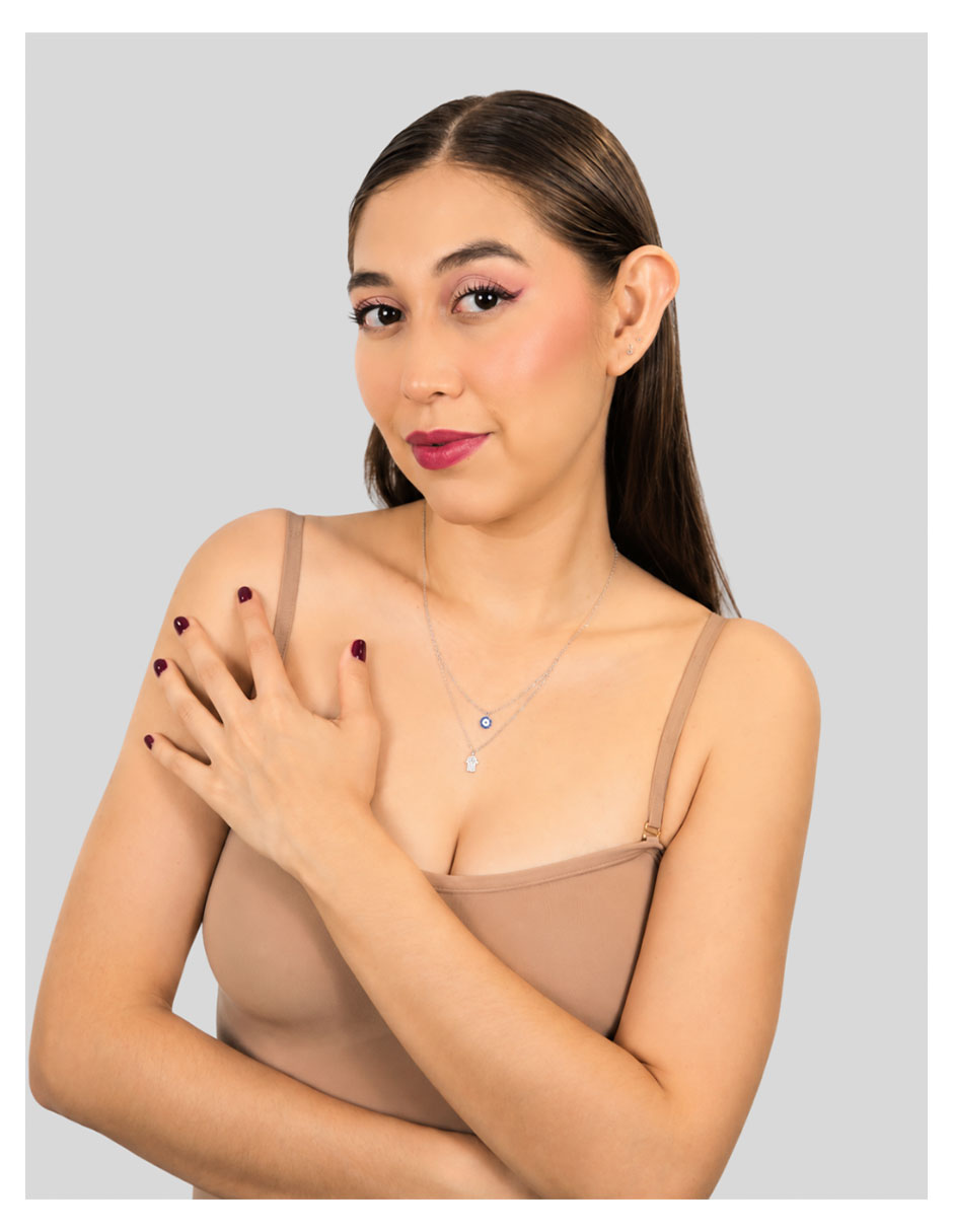 Collar con dije de plata p 925 6