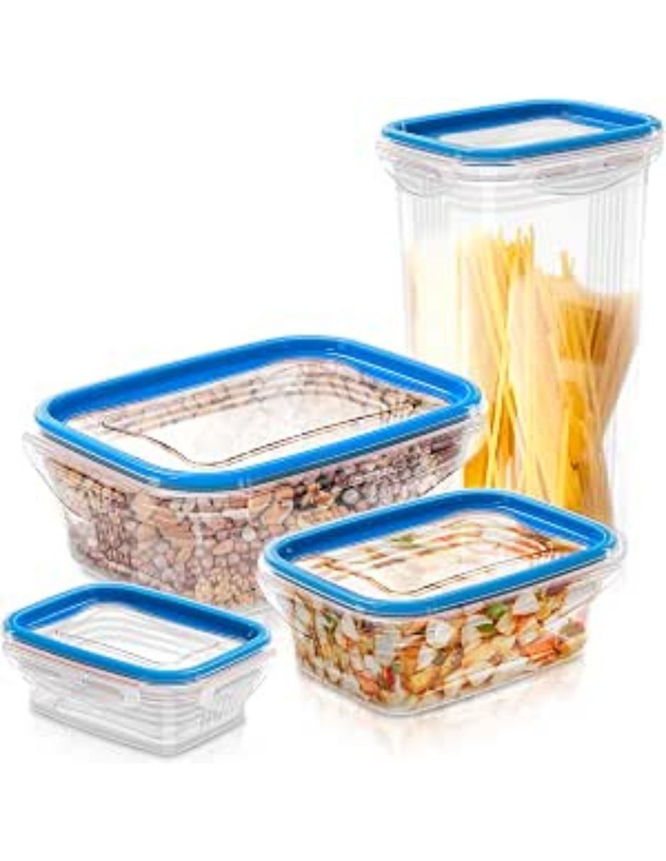Kit de contenedores de plástico 4 piezas