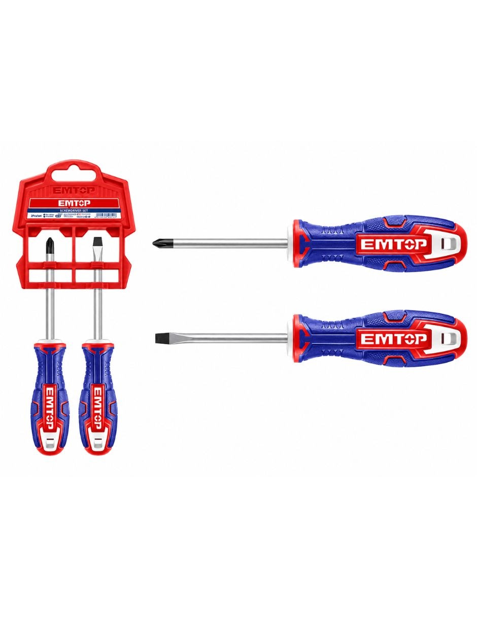Set de desarmadores esst0202 2 piezas