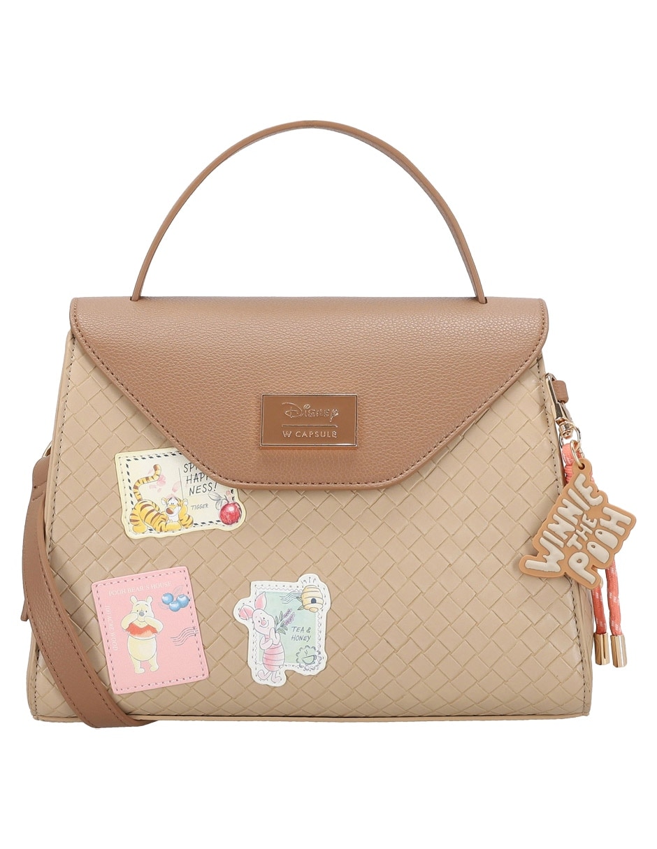 Bolsa satchel kalun winnie pooh para mujer