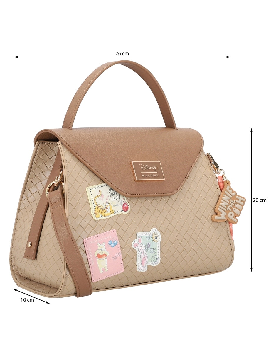 Bolsa satchel kalun winnie pooh para mujer 7