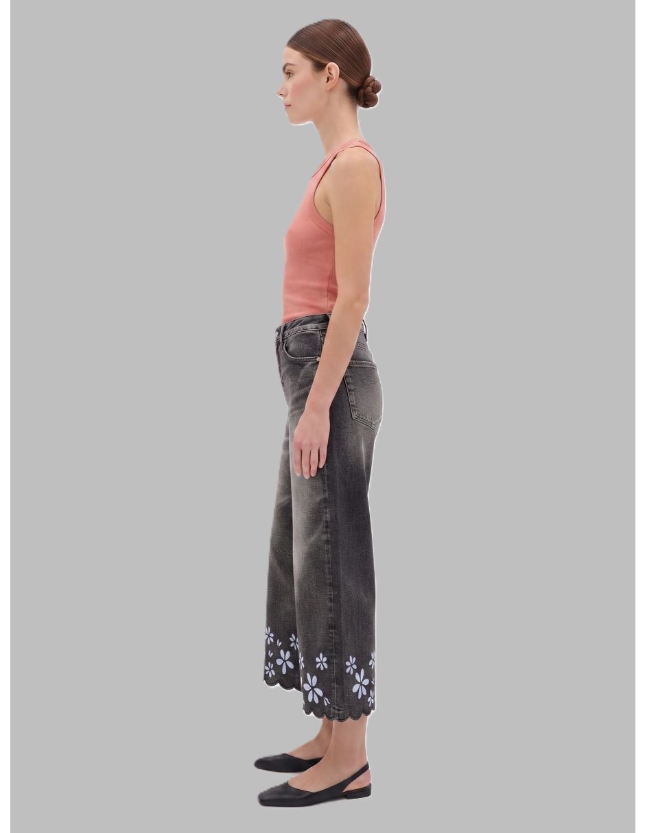 Jeans relaxed amplio para mujer 4