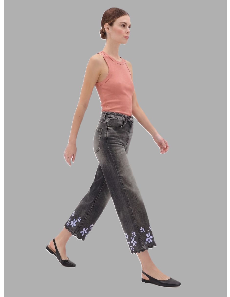 Jeans relaxed amplio para mujer 3