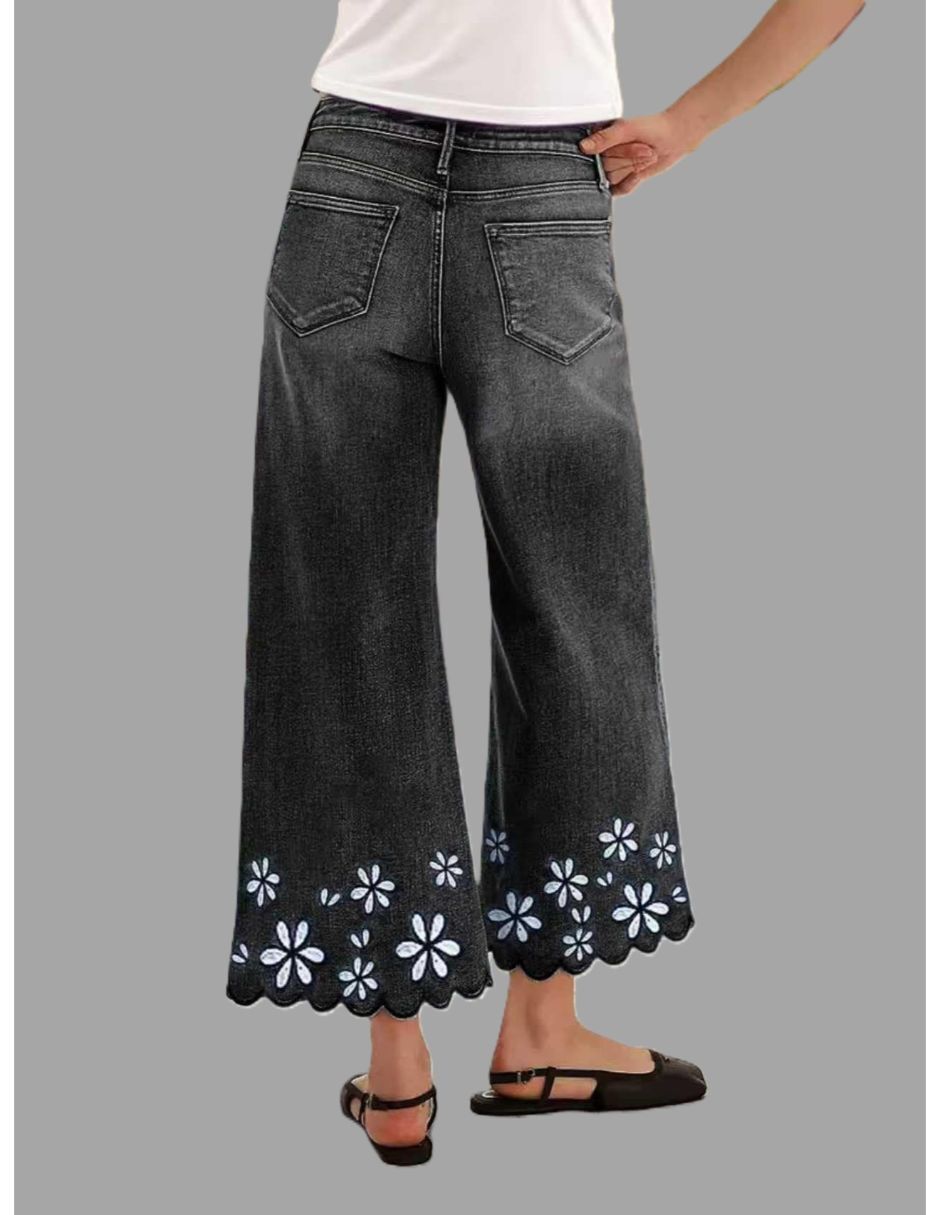 Jeans relaxed amplio para mujer 2