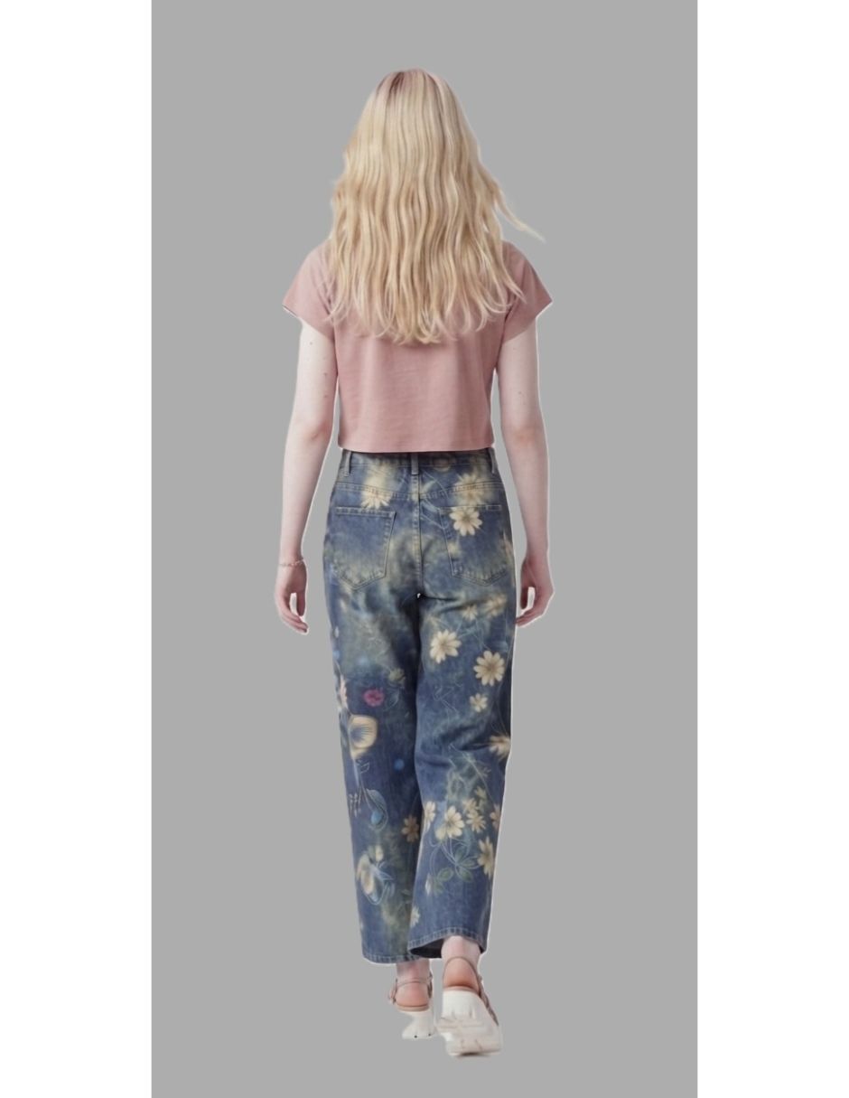 Jeans relaxed boyfriend para mujer 4