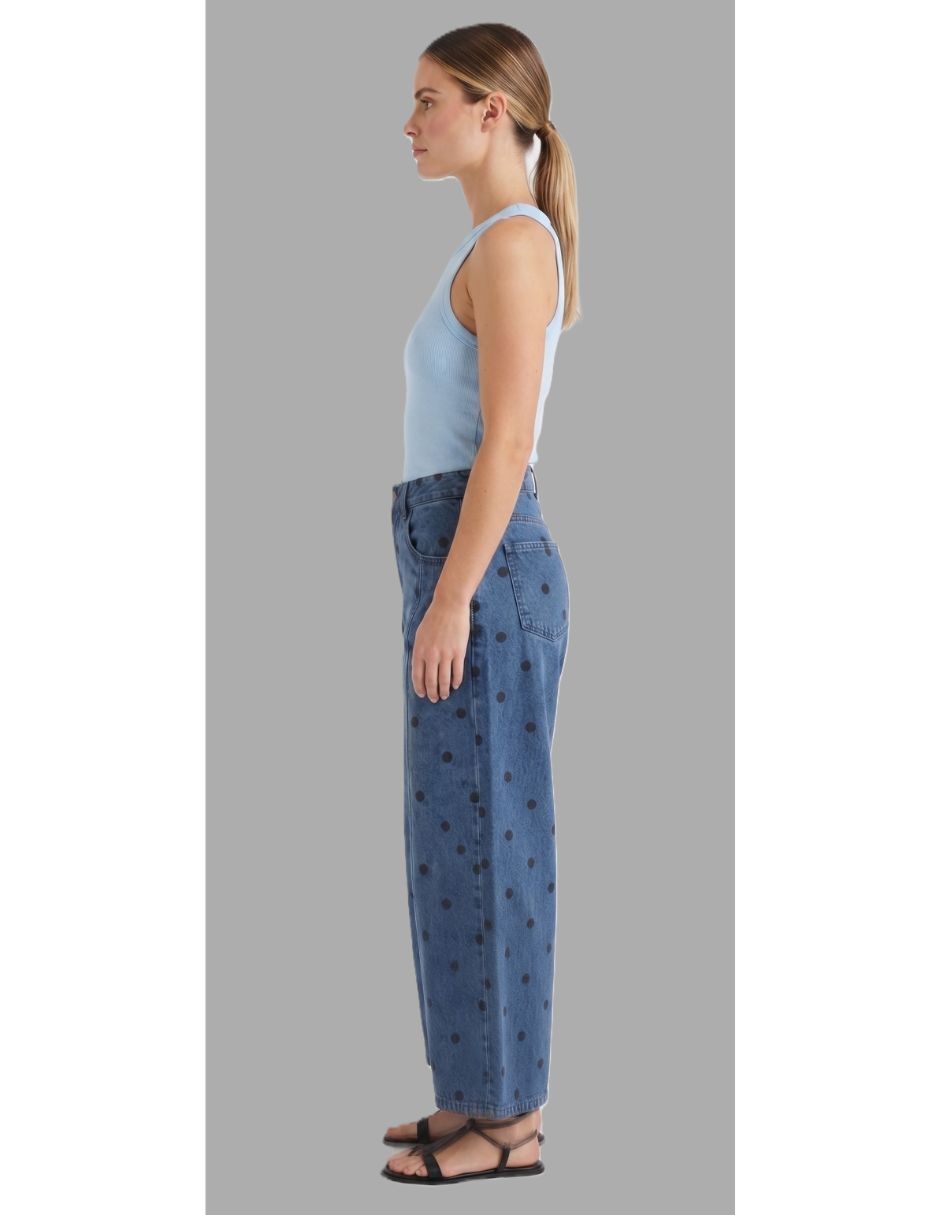 Jeans relaxed ampliopara mujer 4