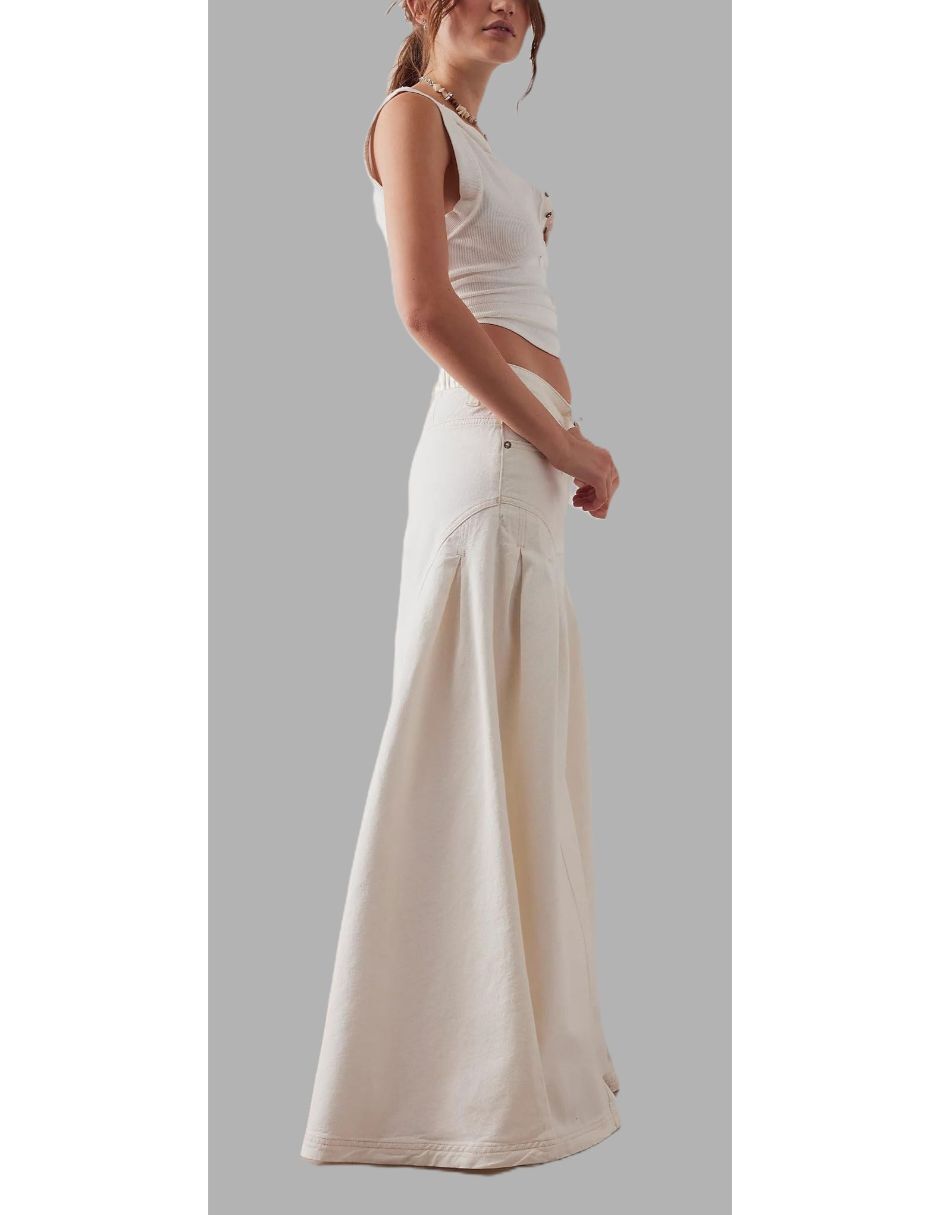 Jeans relaxed amplio para mujer 4