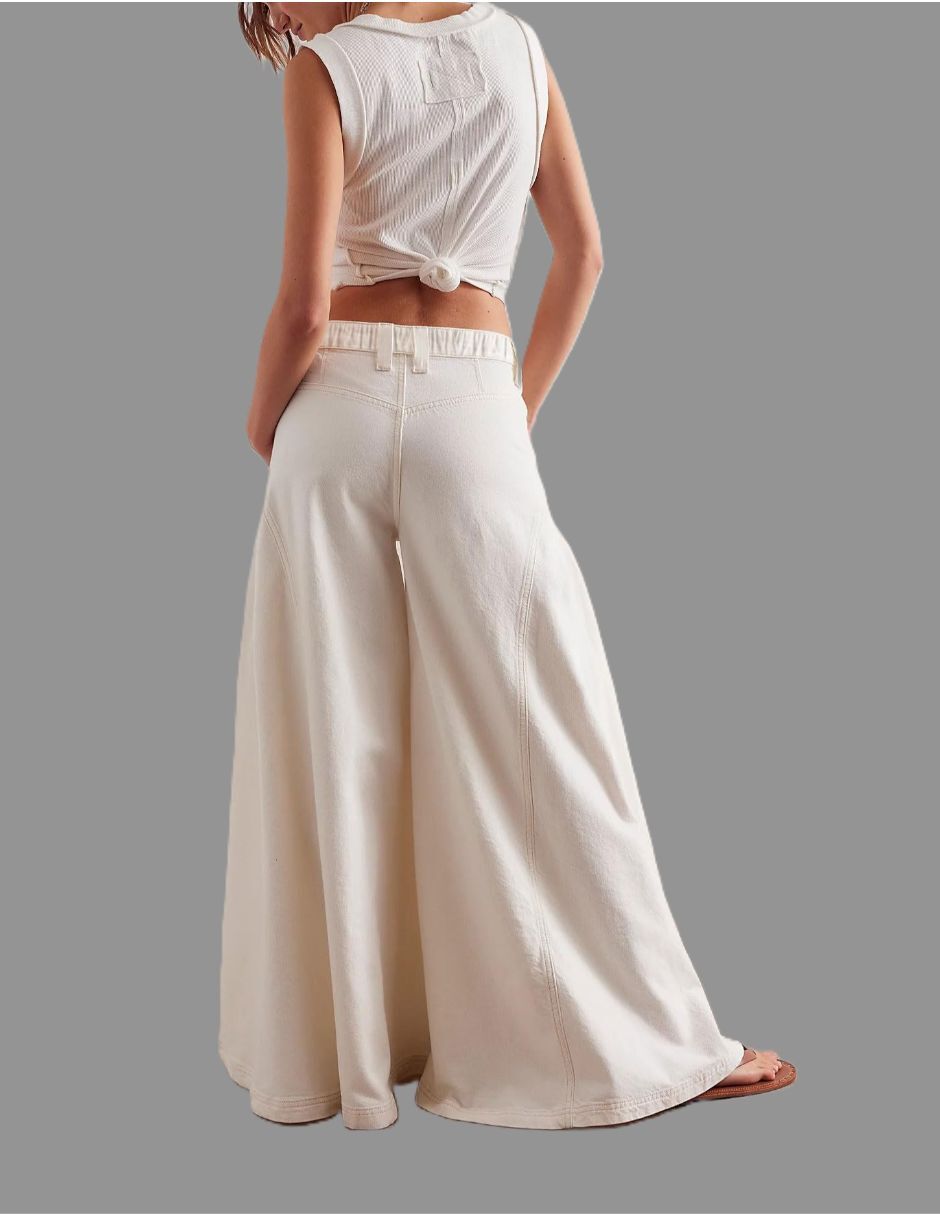 Jeans relaxed amplio para mujer 2