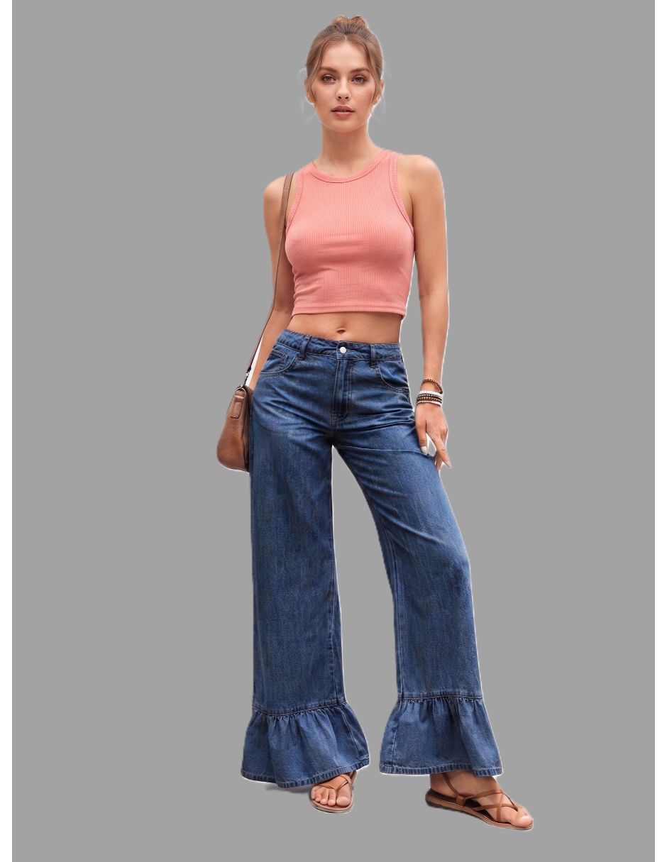 Jeans relaxed boyfriend para mujer 1