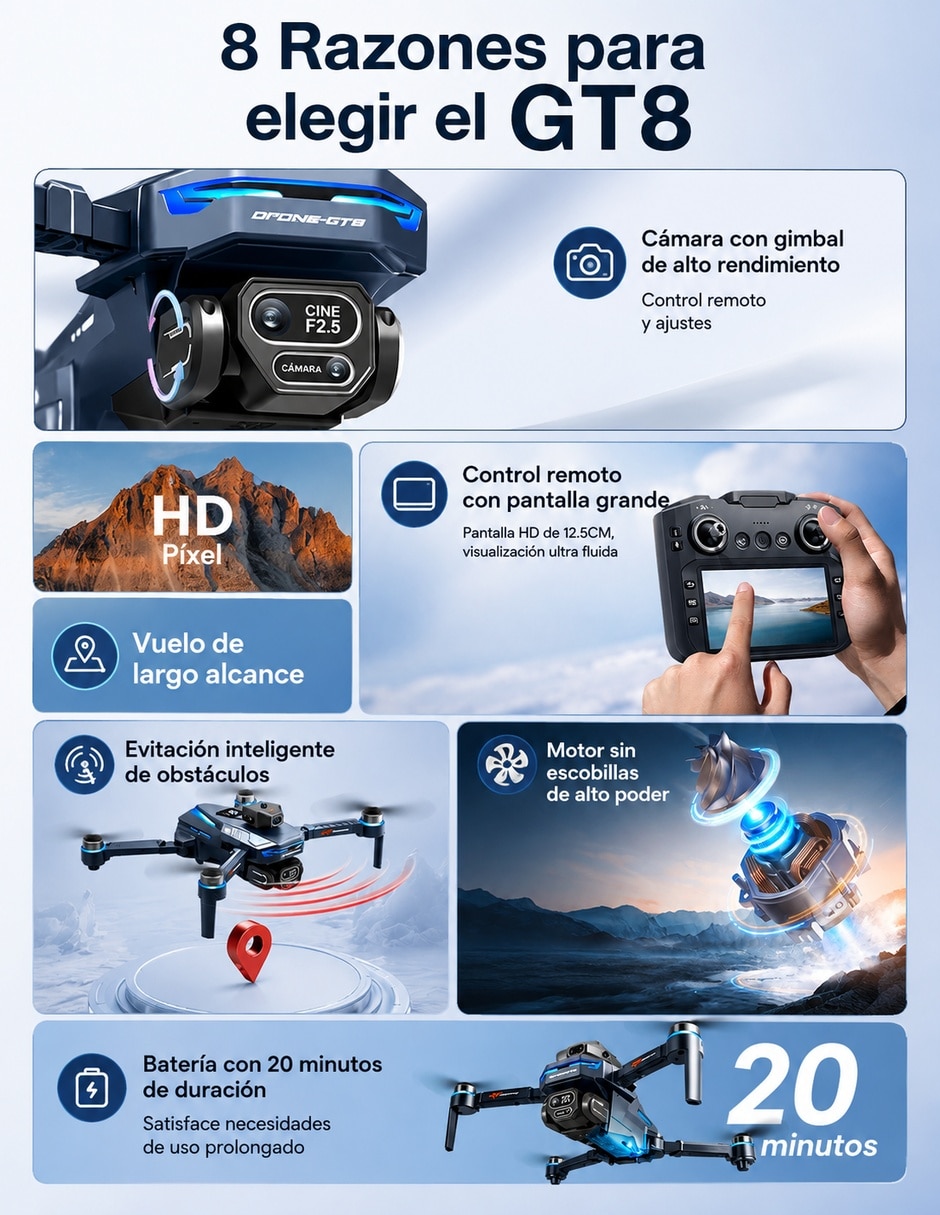 Dron GT8 Full HD 5