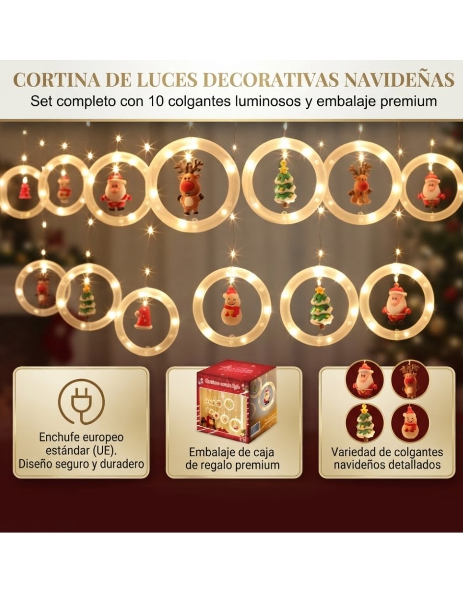 Guirnaldas de luces led sdd137 con 10 focos 5