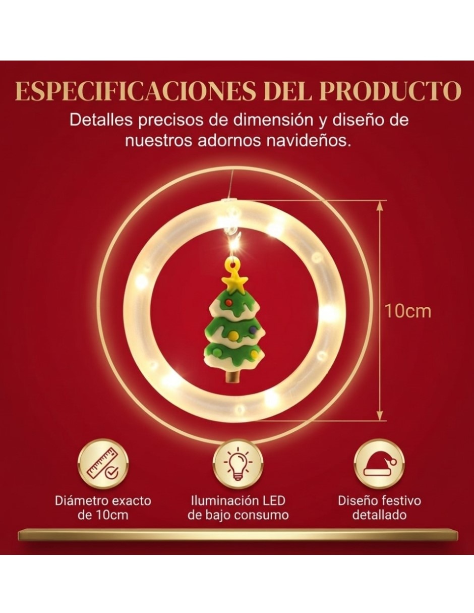 Guirnaldas de luces led sdd137 con 10 focos 6