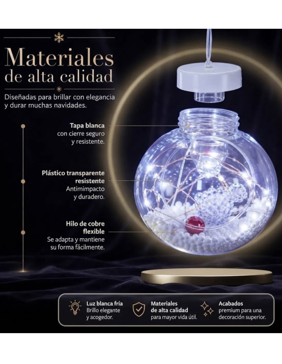 Guirnaldas de luces led sdd136 con 10 focos 2