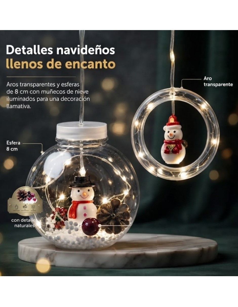 Guirnaldas de luces Led con 10 focos 5