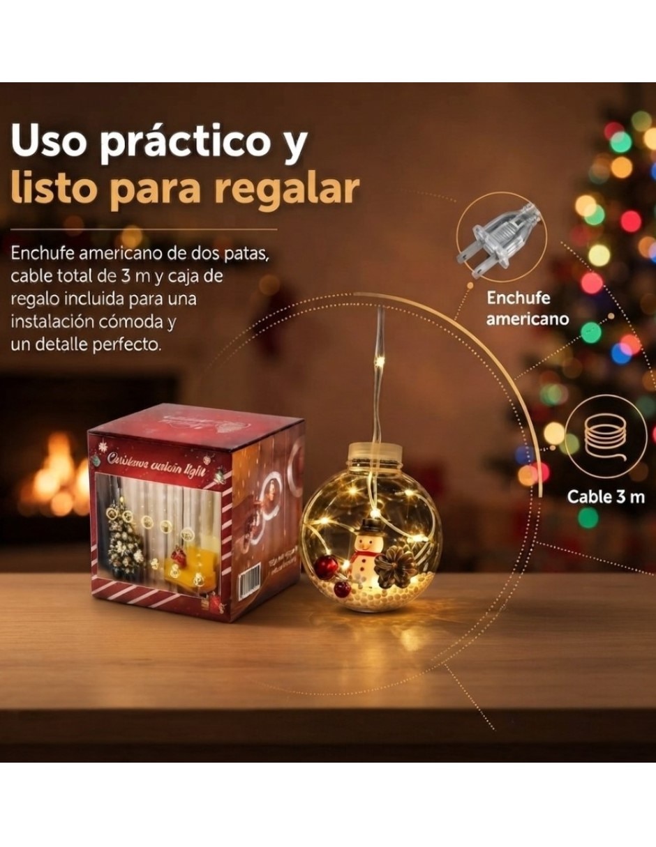 Guirnaldas de luces Led con 10 focos 4
