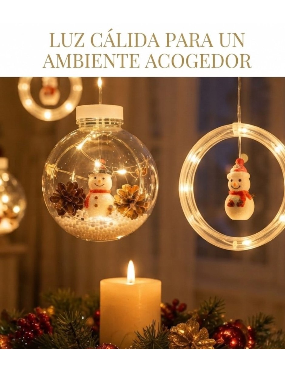 Guirnaldas de luces Led con 10 focos 3