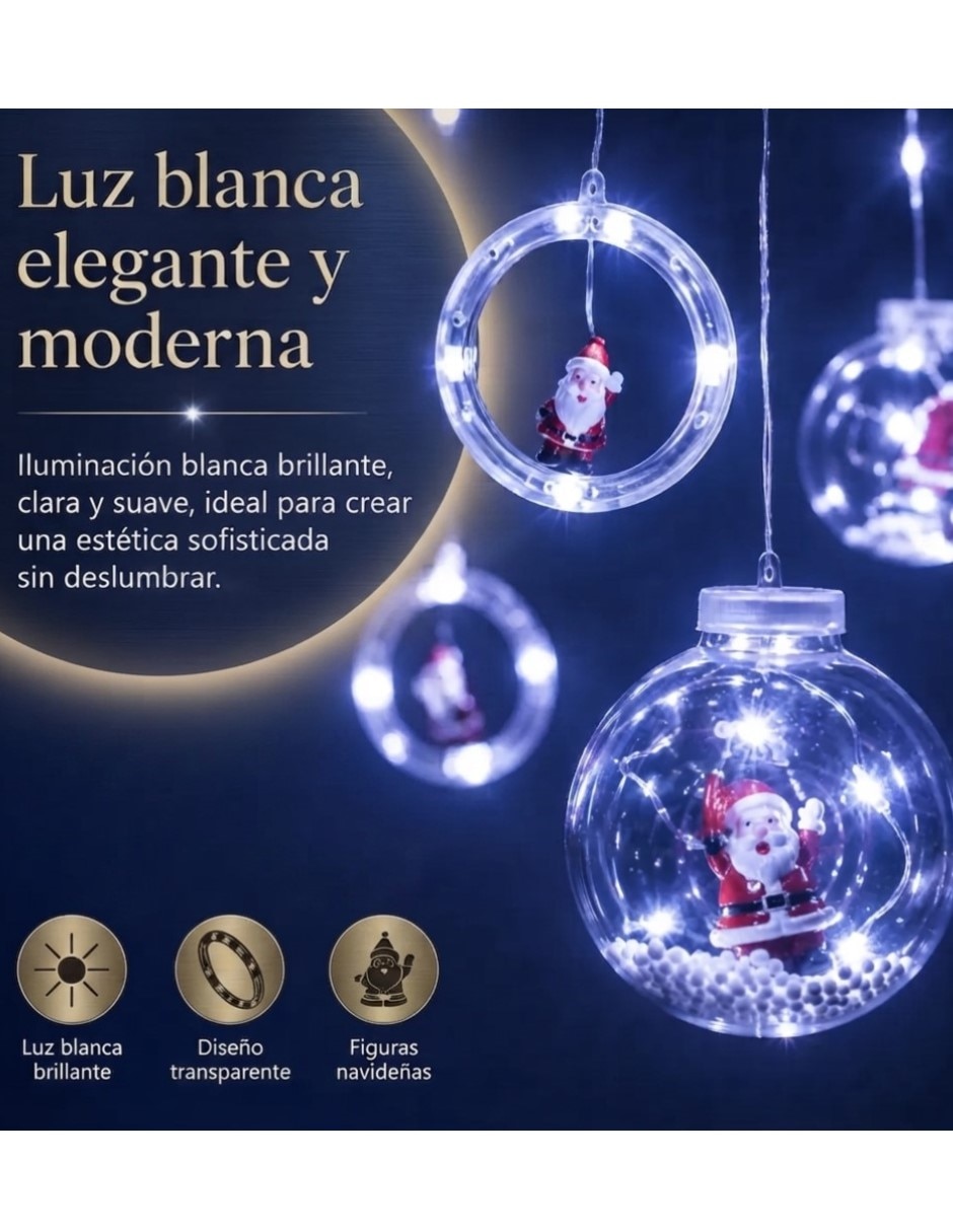 Guirnaldas de luces Led con 10 focos 3