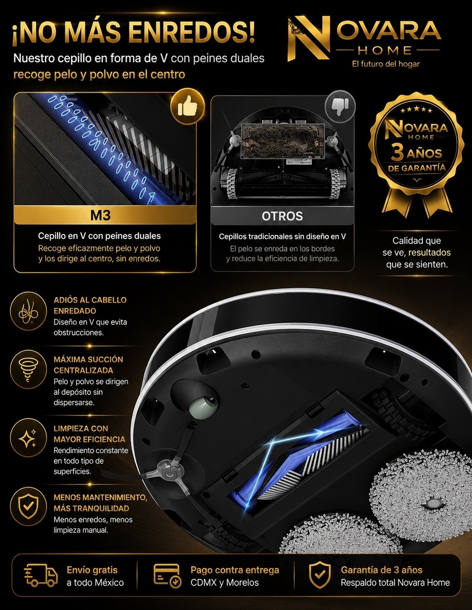 Aspiradora robot 2.5 litros 8