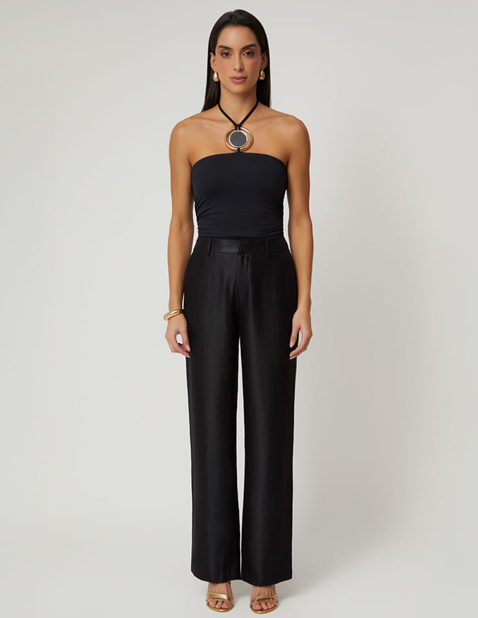 Pantalón de vestir recto para mujer Pantalón de vestir recto para mujer