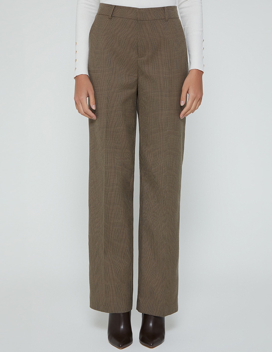 Pantalón de vestir recto para mujer