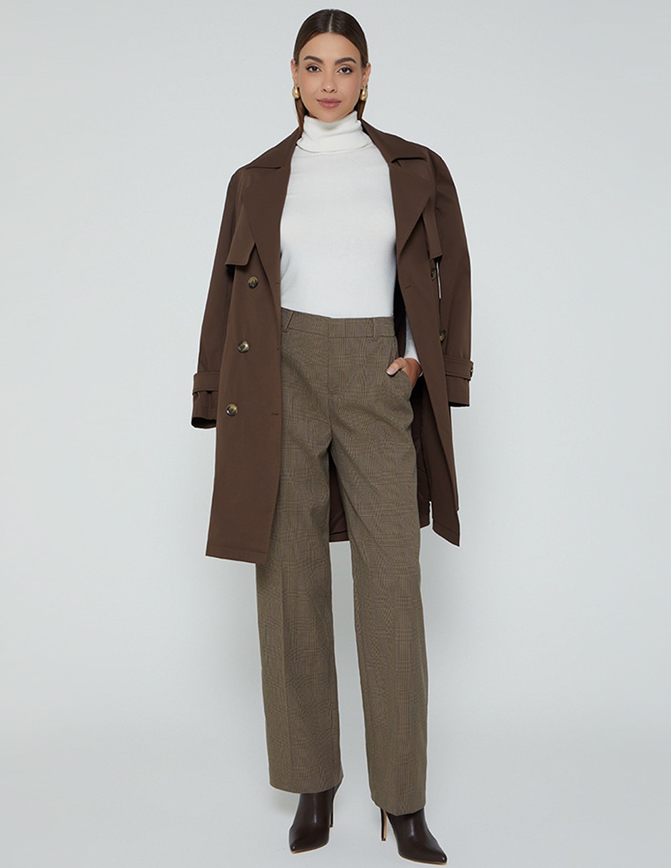 Pantalón de vestir recto para mujer 5