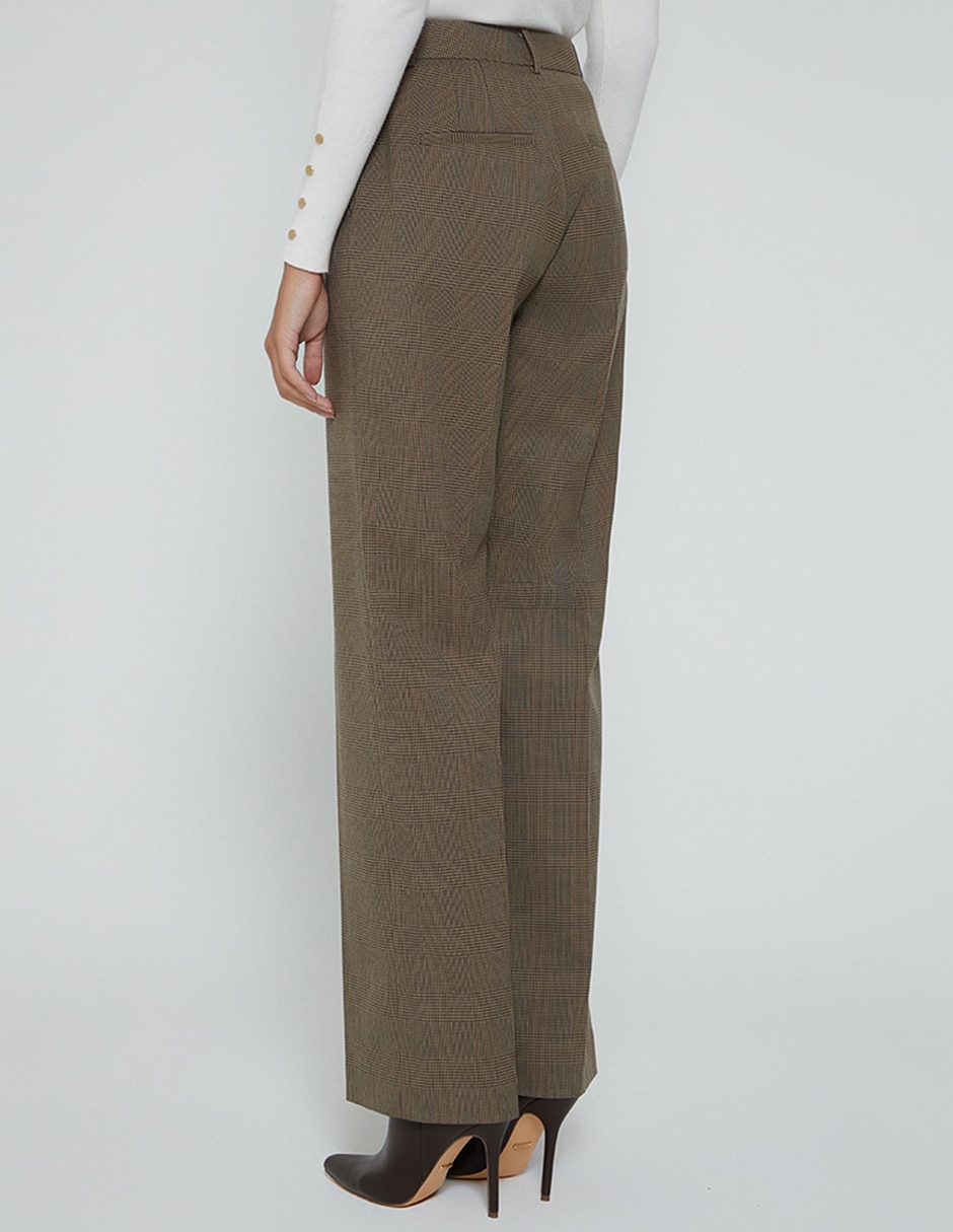 Pantalón de vestir recto para mujer 4