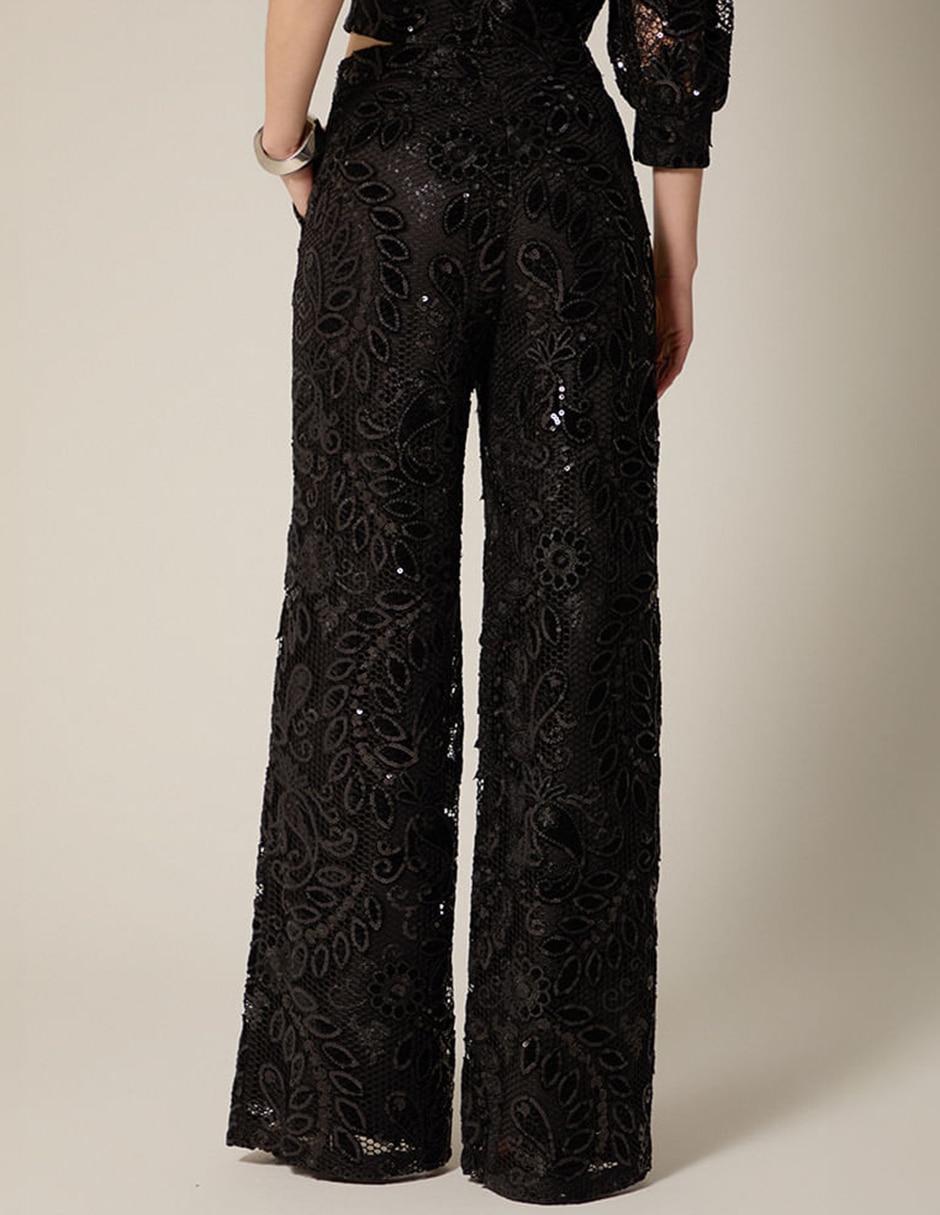Pantalón relaxed wide leg para mujer 4
