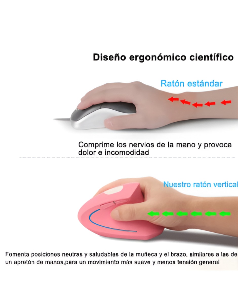 Mouse ergonómico Inalámbrica XTLLAR230 2