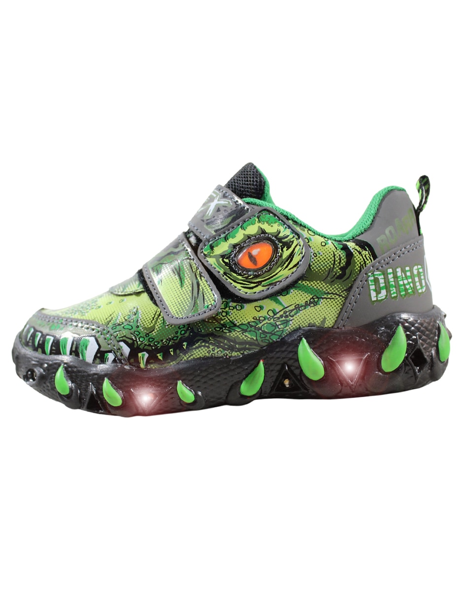 Tenis para niño dinosaurios