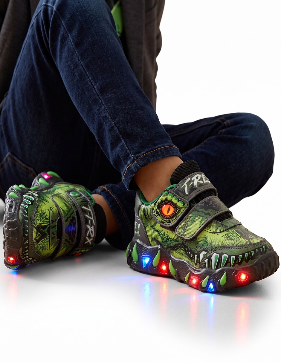 Tenis para niño dinosaurios 4