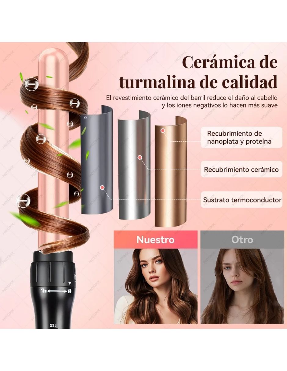 Kit rulos térmicos de cabello 25 mm de cerámica