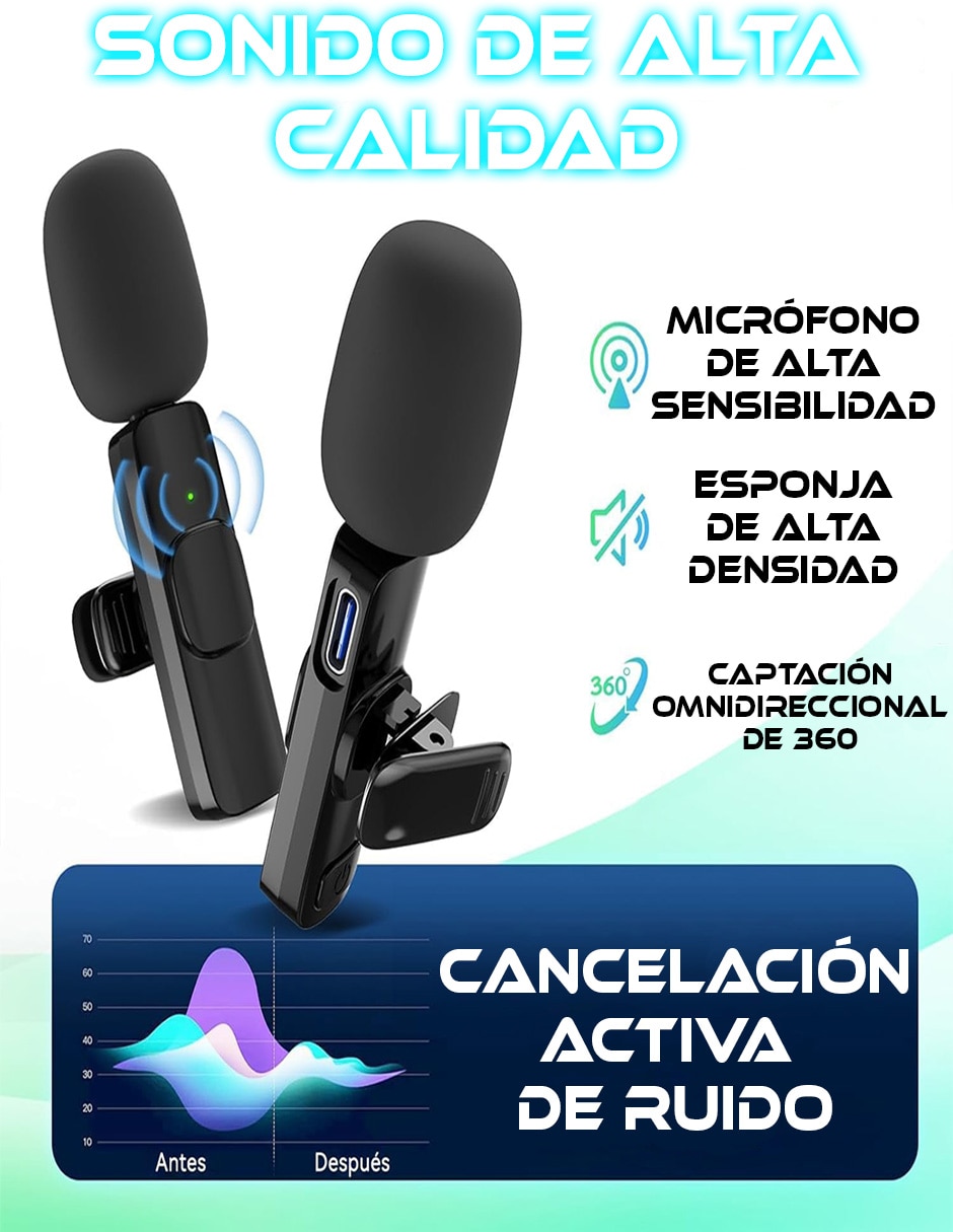 Micrófono SC-MMC850-1 Inalámbrica 4