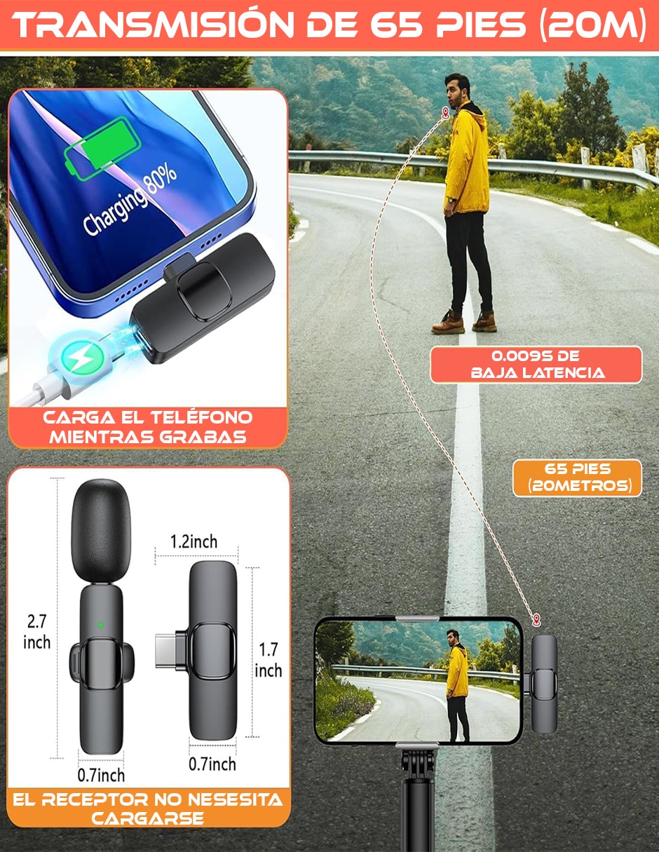 Micrófono SC-MMC850-1 Inalámbrica 2