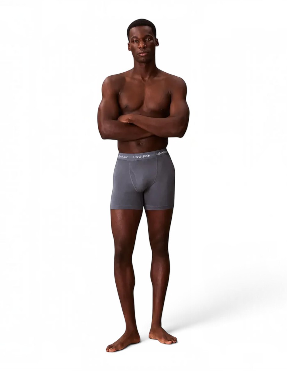 Bóxer brief de algodón para hombre 3 piezas Bóxer brief de algodón para hombre 3 piezas