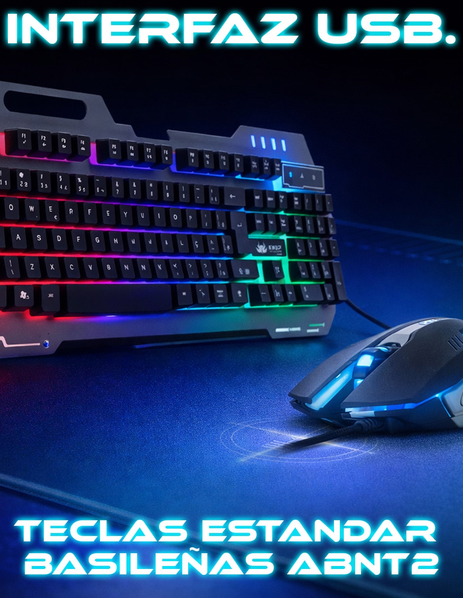 Mouse y teclado SC-CTMK2062 4