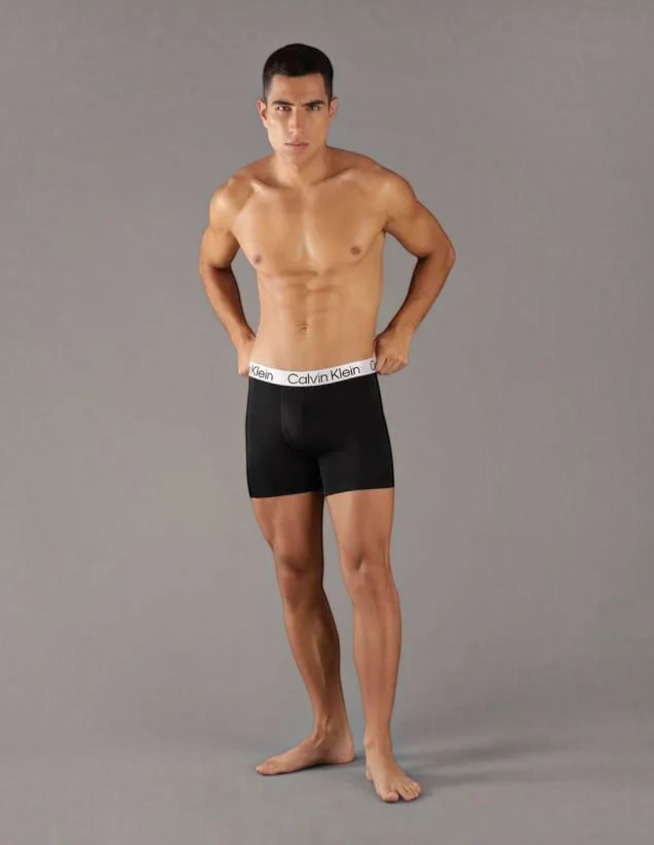 Bóxer brief de algodón para hombre 4 piezas 4