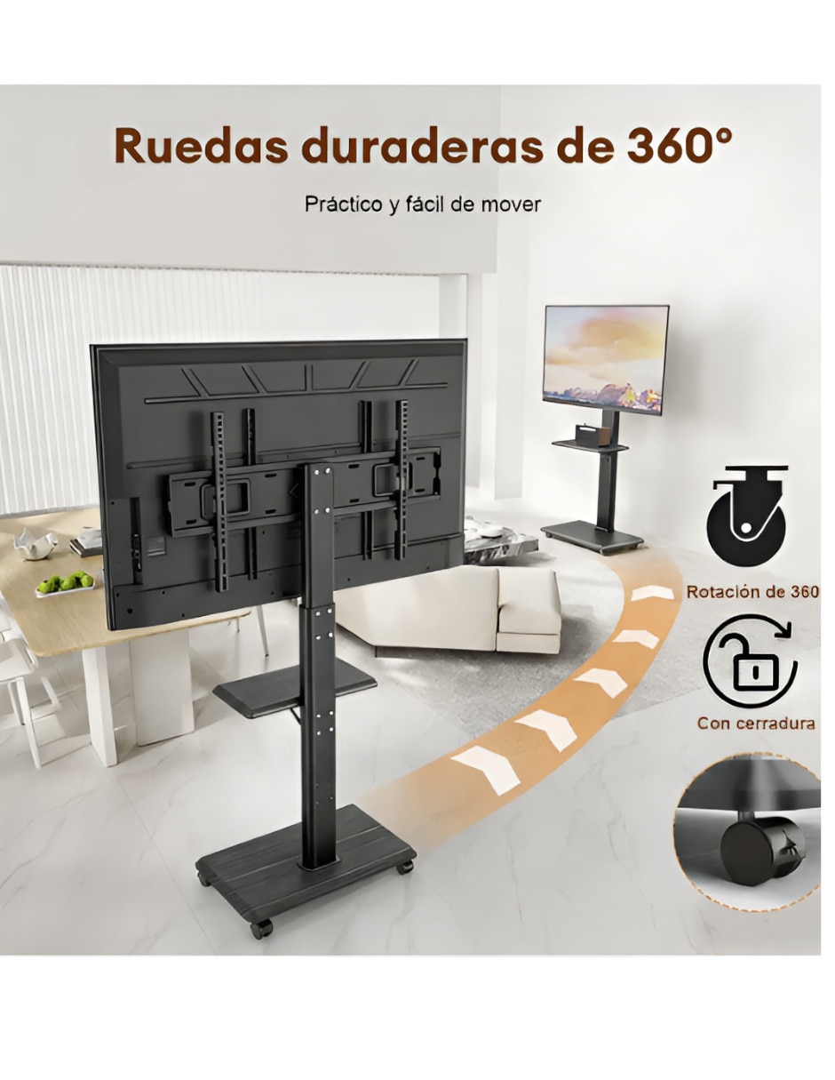 Soporte piso para pantalla Fijo 32 - 75 pulgadas 3