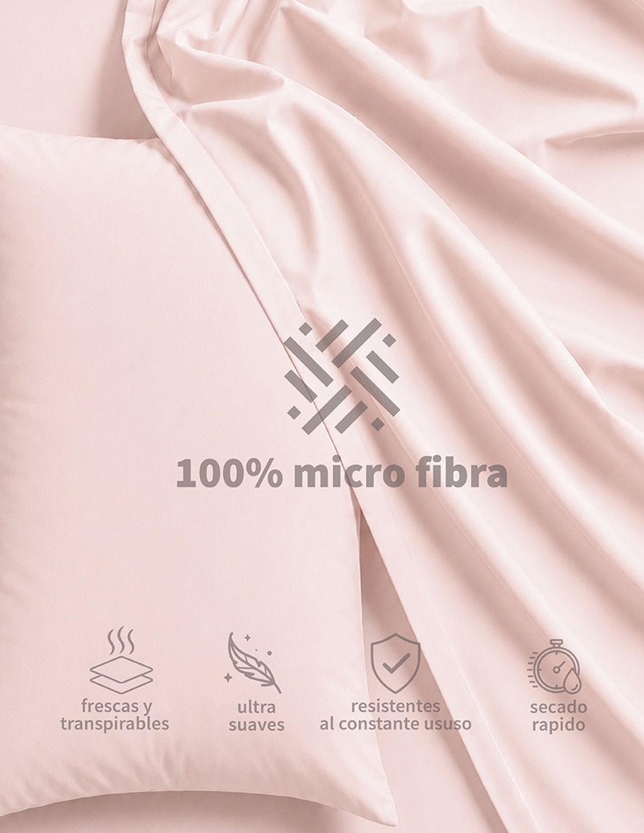 Juego de sábanas de microfibra 120 g 3