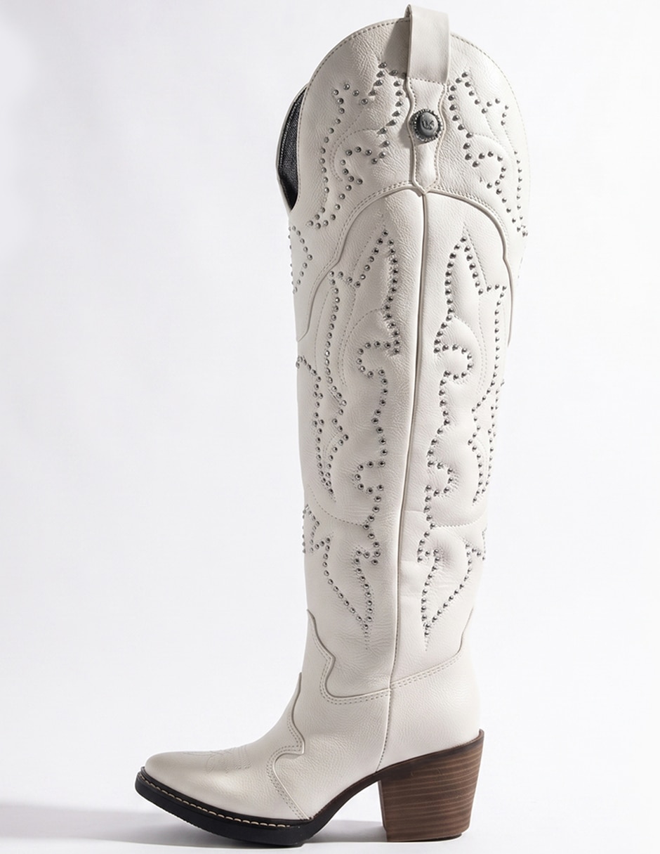 Bota cowboy arriba de la rodilla western cowboy para mujer Bota cowboy arriba de la rodilla western cowboy para mujer