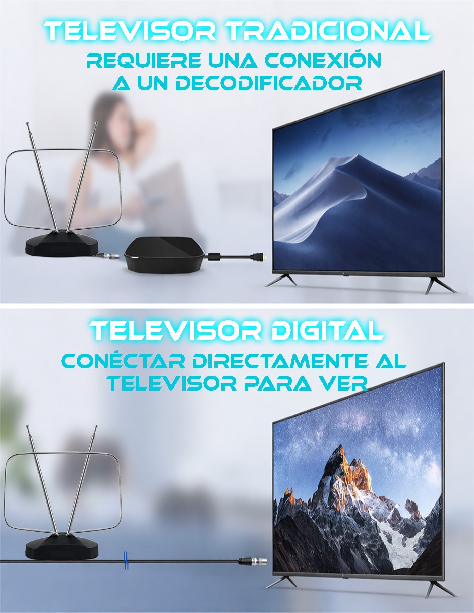 Antena HD/TV de Televisión 5
