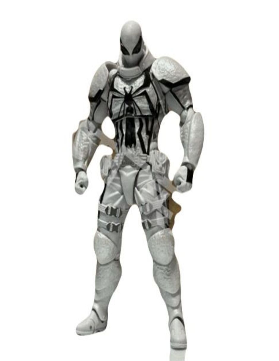 Figura de acción articulada Venom Agent Anti-Venom Deluxe con movimiento