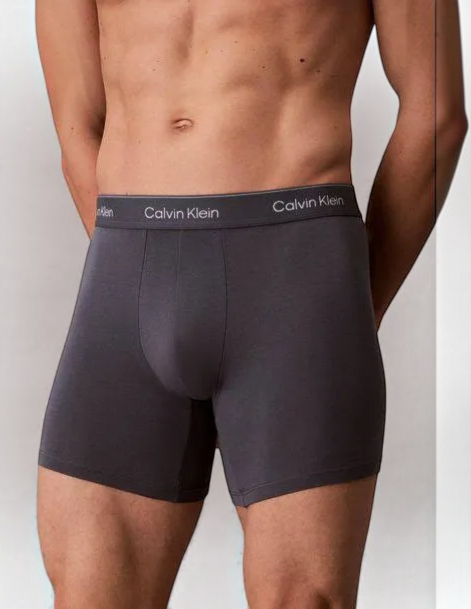 Bóxer brief de algodón para hombre 3 piezas 3