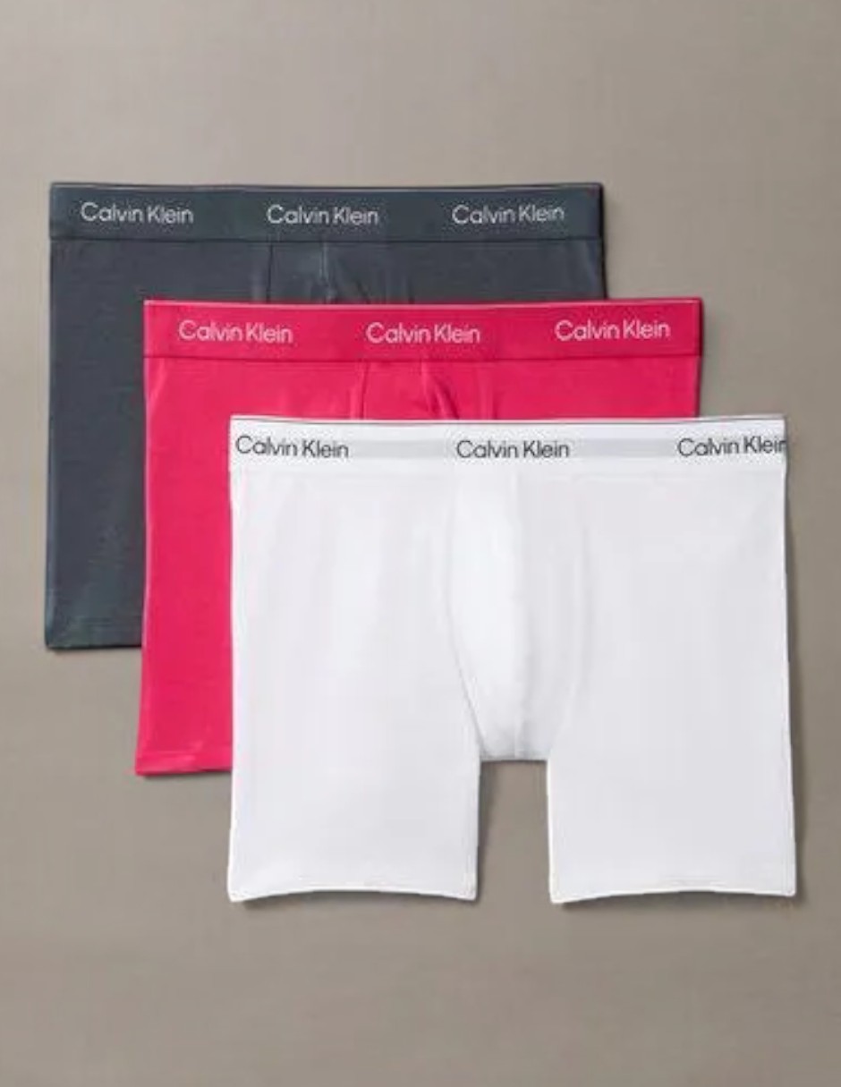 Bóxer brief de algodón para hombre 3 piezas 2