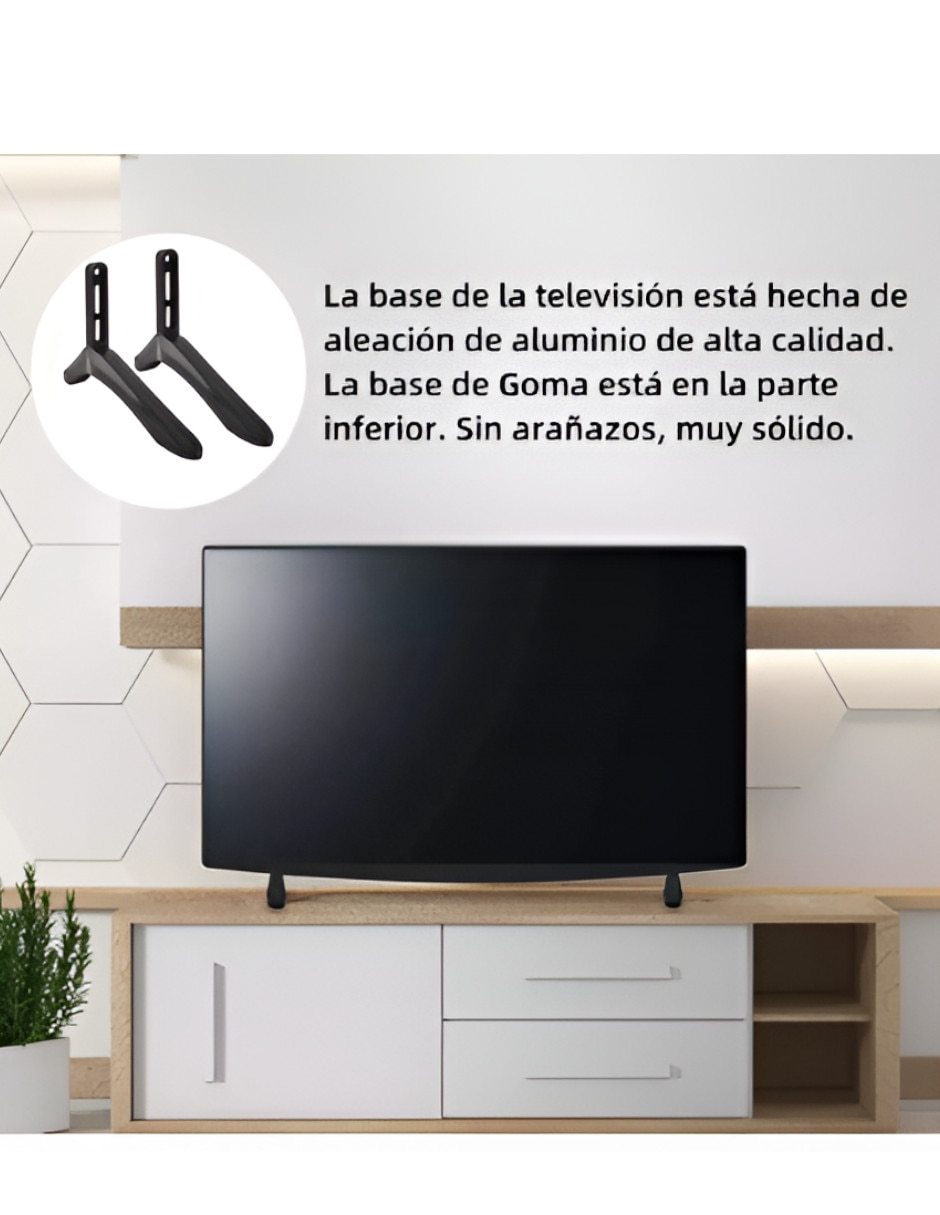 Soporte de pared para pantalla fijo 32 - 65 pulgadas