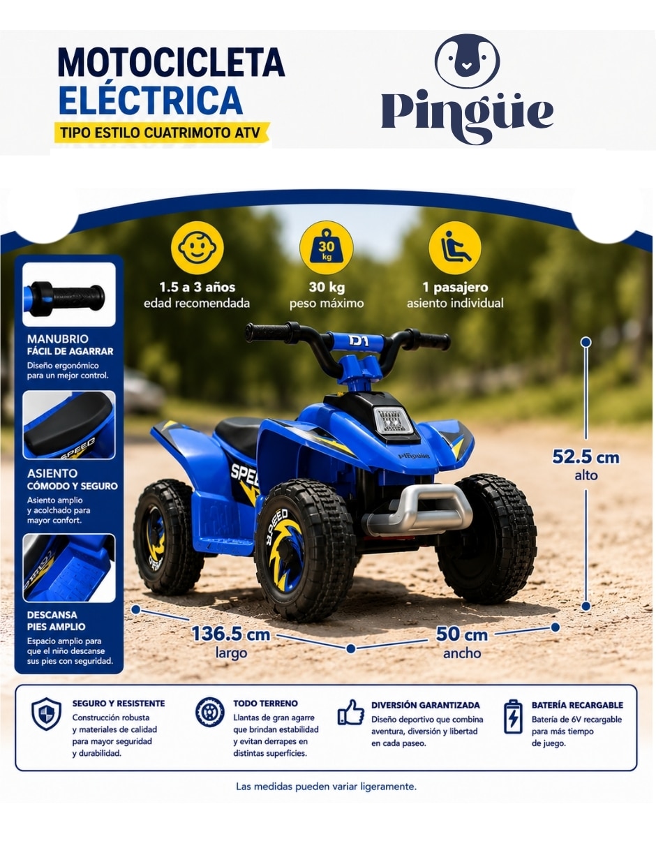Moto montable con control remoto recargable unisex 4